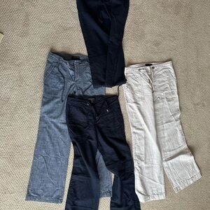 Women’s size 2 Linen Banana republic pants - a lot of 4